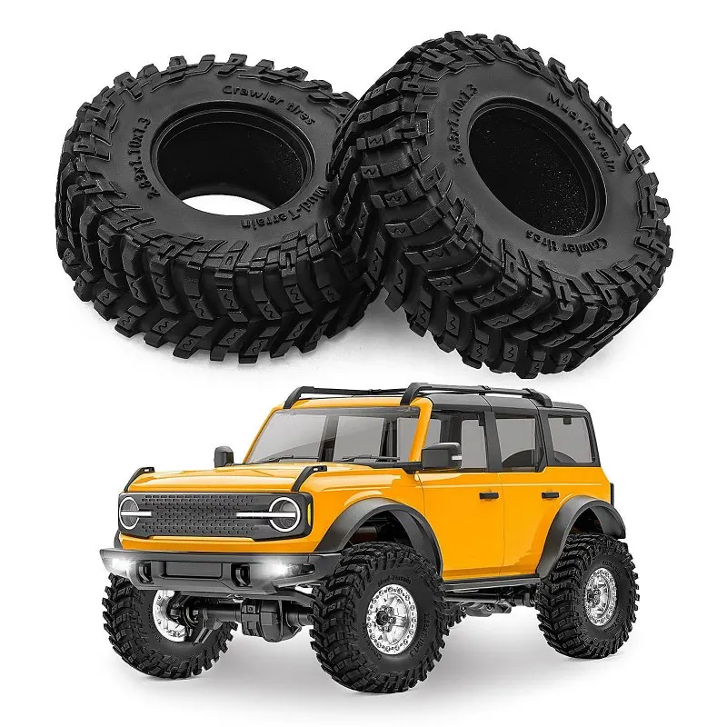 Фото Шины для радиоуправляемых краулеров 72*28 мм W332 для моделей 1/18 TRX4M SCX24 FMS Ascent-18, запчасть для тюнинга, DIY №1