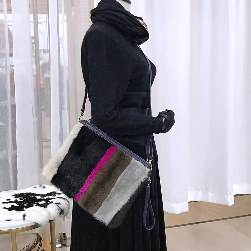 Рисунок 4 - Элегантная роскошная женская меховая сумка