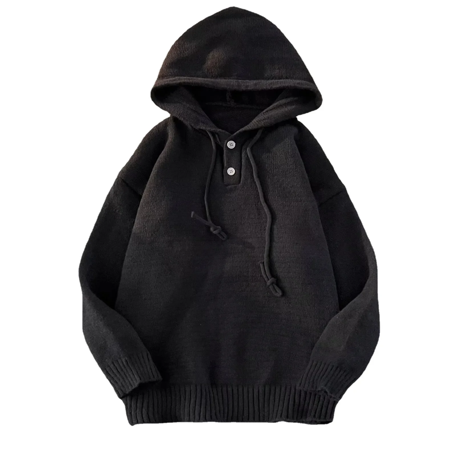 Повседневный пуловер с длинными рукавами для мужчин и женщин модный вязаный топ