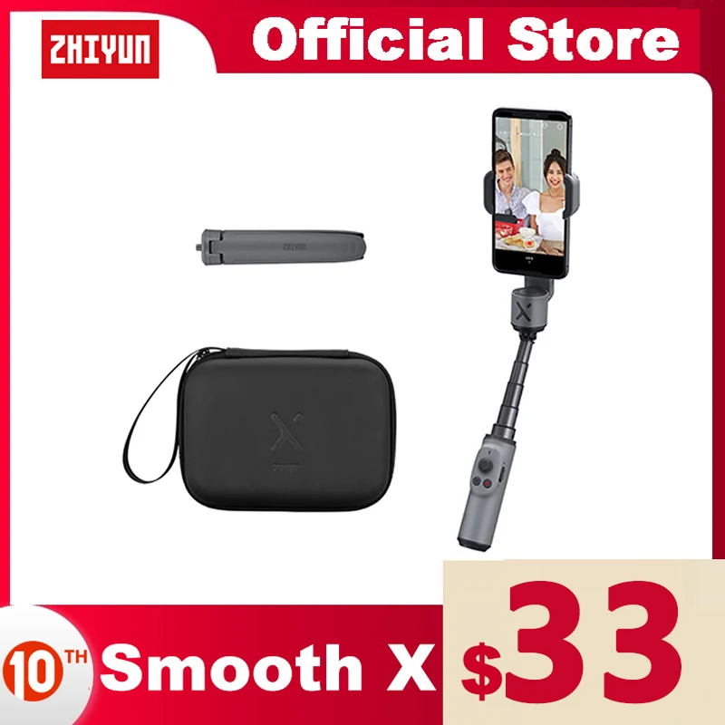 ZHIYUN Official SMOOTH X Gimbal Palo Selfie Stick  Phone Monopod Handheld Stabilizer for Smartphone iPhone Redmi Huawei Samsung