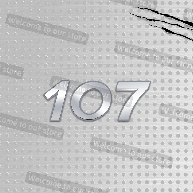 

3D металлический Стайлинг автомобиля для 107 206 207 208 301 307 308, наклейки с эмблемой, значок на задний багажник, аксессуары для кузова