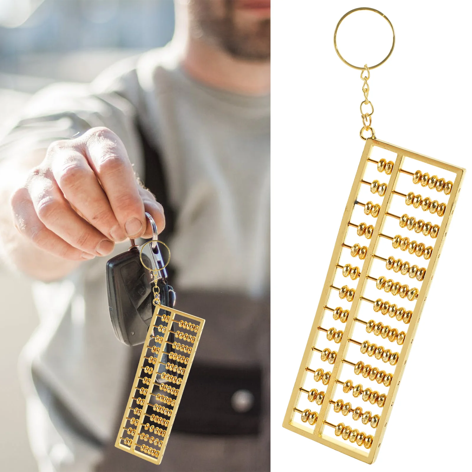 

Hanging Abacus Keychain Pendant Mini Abacus Hanging Ornament Keychain Pendant