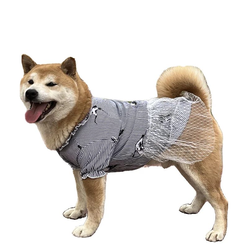 

Dog Dress Summer Pet Clothes Poodle Schnauzer Corgi Shiba Inu Samoyed Husky Labrador Golden Retriever Big Large Dog Clothing