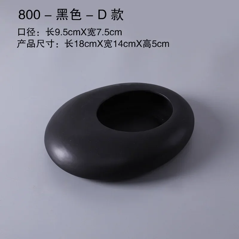 Овальный керамический цветочный горшок сочные горшки бонсай садовое растение