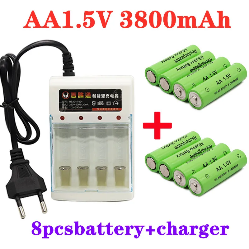 

1,5 V AA batterie 3800mAh akku NI-MH 1.5 V AA batterie for watches mice computer toys so on + free shipping