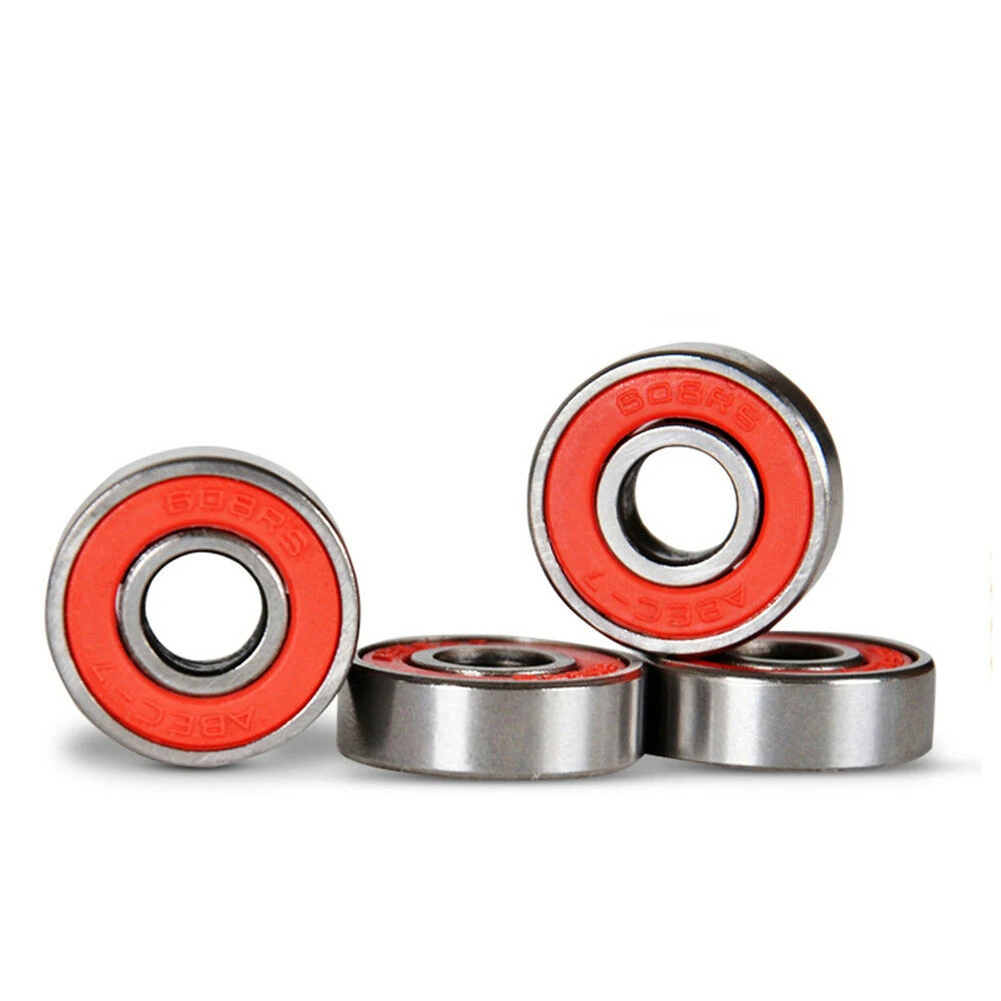 

8x22x7mm Skateboard Bearing Roller Scooter Sealed Skate Skateboard Steel ABEC-7 / ABEC-9 608 Anti-rust Groove Practical
