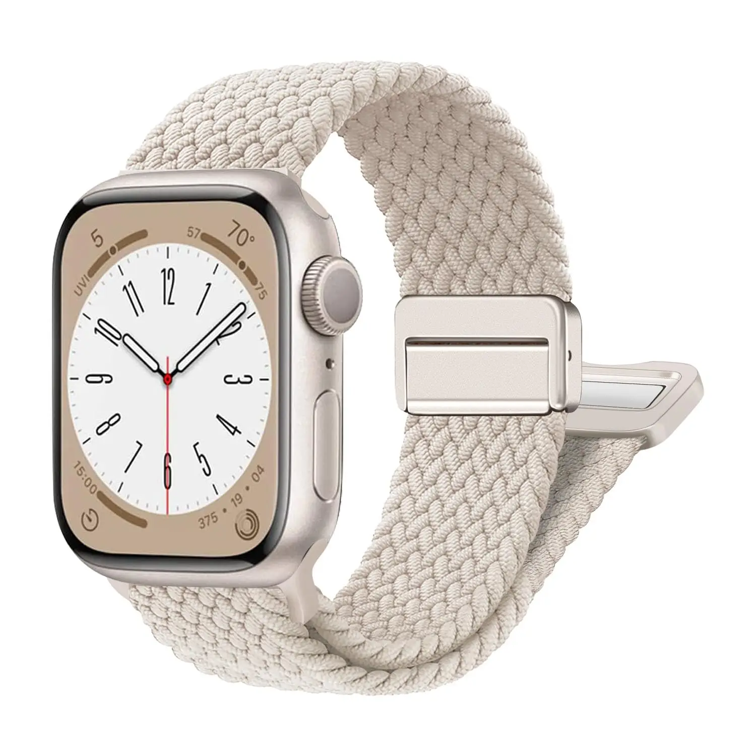 

Ремешок нейлоновый для Apple Watch, браслет с магнитной застежкой для iWatch series se 7 3 5 6 8 9 Ultra 2, 44 мм 40 мм 45 мм 49 мм 41 мм 38 мм