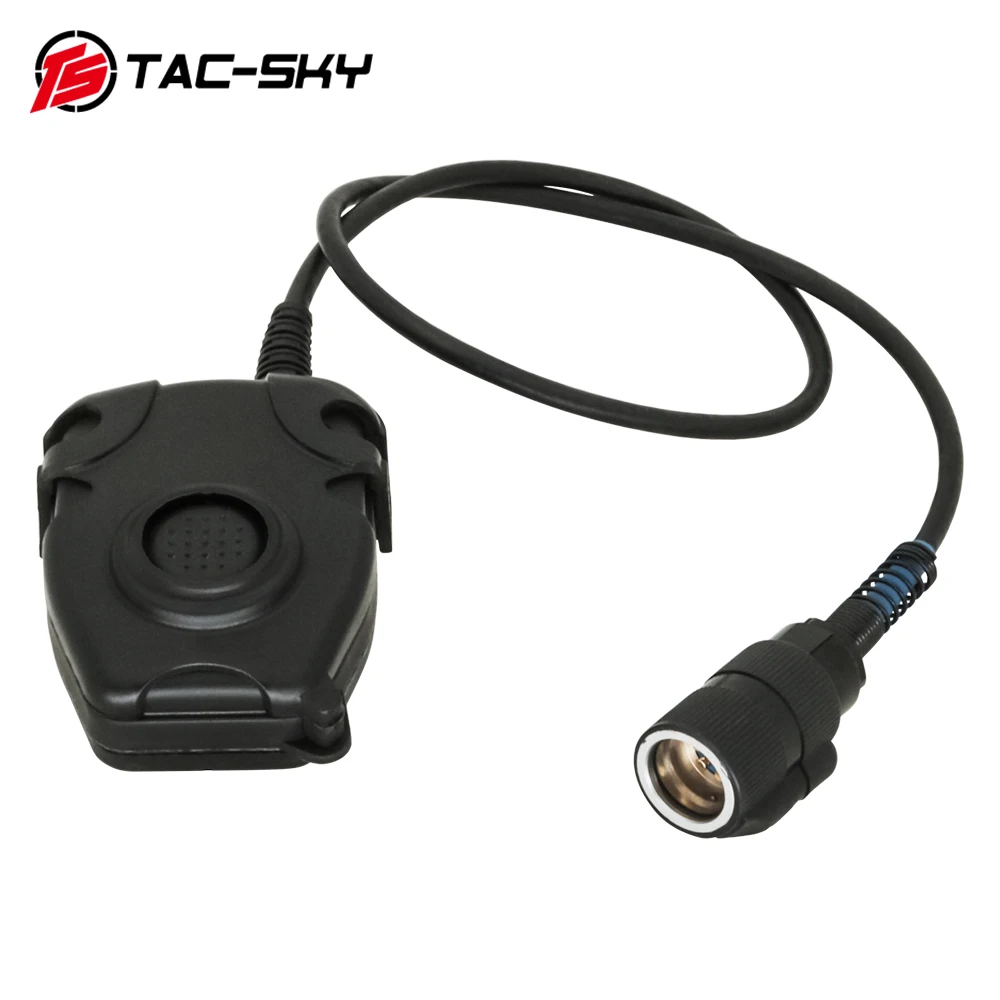 TAC-SKY tactical airsoft headset PRC152148 simulation box compatible with PELTOR 6-pin PTT adapter