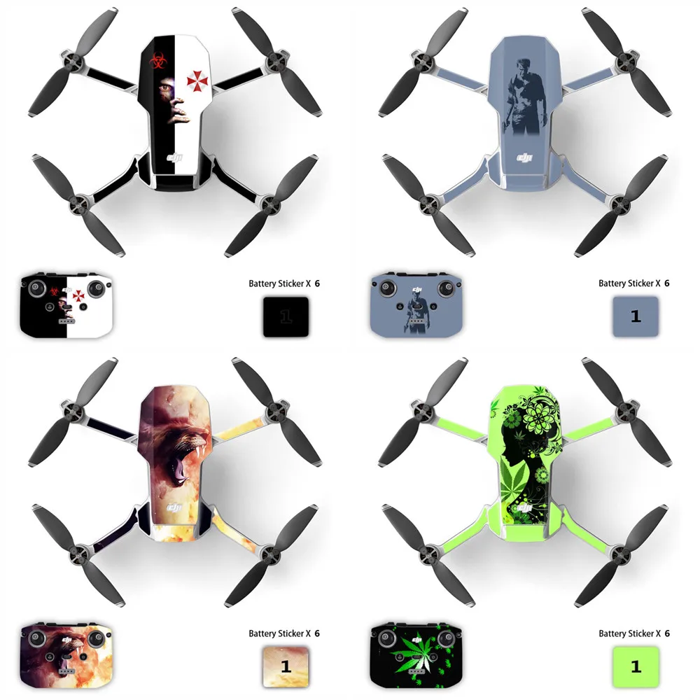 

Protective Film PVC Stickers for Mavic Mini 2 Colorful Waterproof Scratch-proof Decals Full Cover Skin for DJI Mavic mini 2
