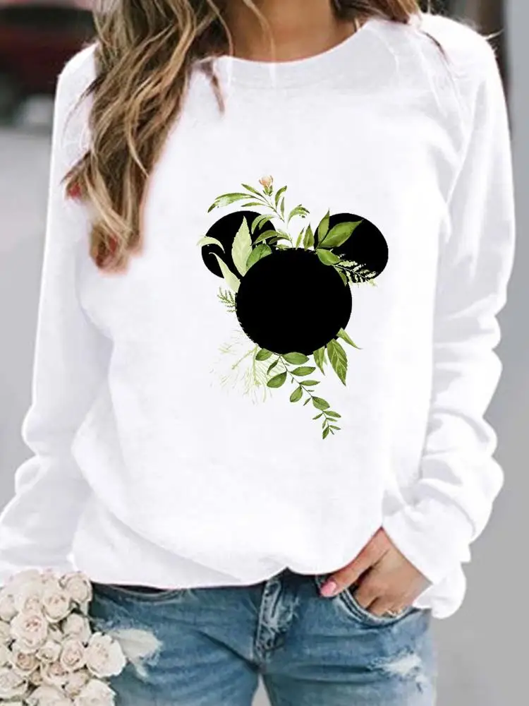 

Женский Повседневный пуловер в стиле 90-х, с рисунком