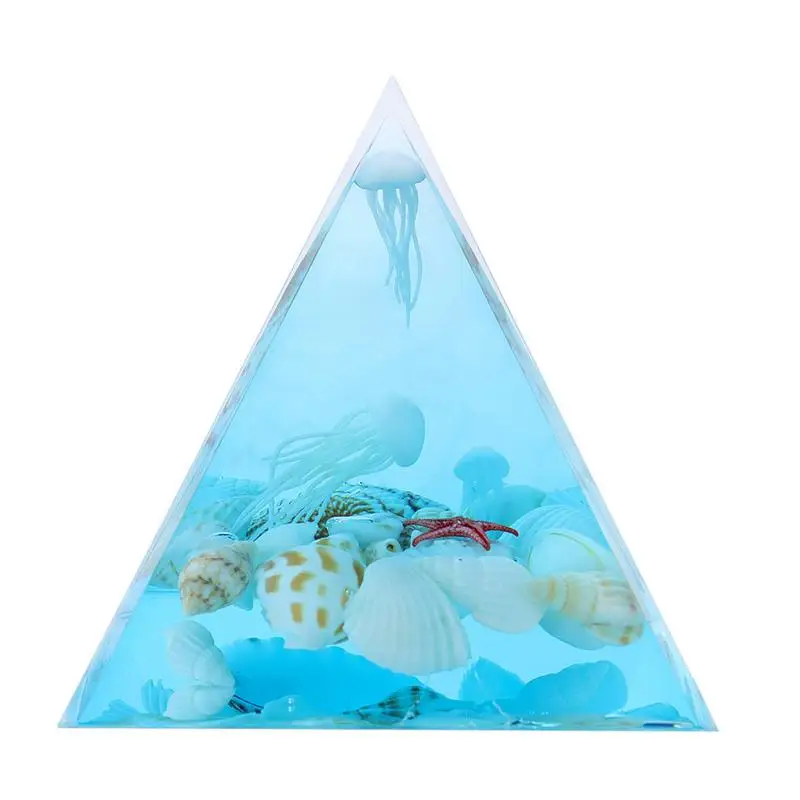 Украшения в виде пирамиды держатель лампы искусство Вдохновляющие Хрустальные