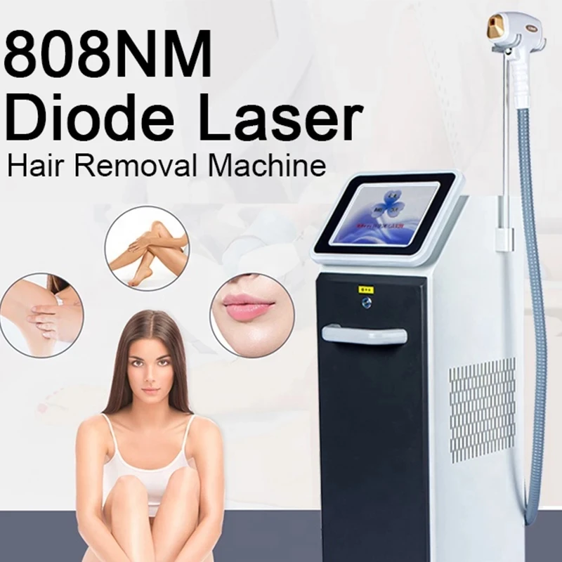 

Диодный лазер 755 808 1064 нм, аппарат для удаления волос с разной длиной волны, безболезненный лазерный эпилятор с охлаждающей головкой, удалени...