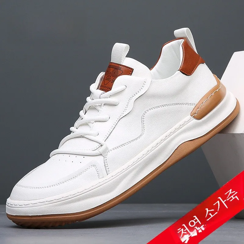 Spider King White Shoes Popular Men's 2024 New Trendy High end Spring and Autumn Summer Breathable Casual Sneakers