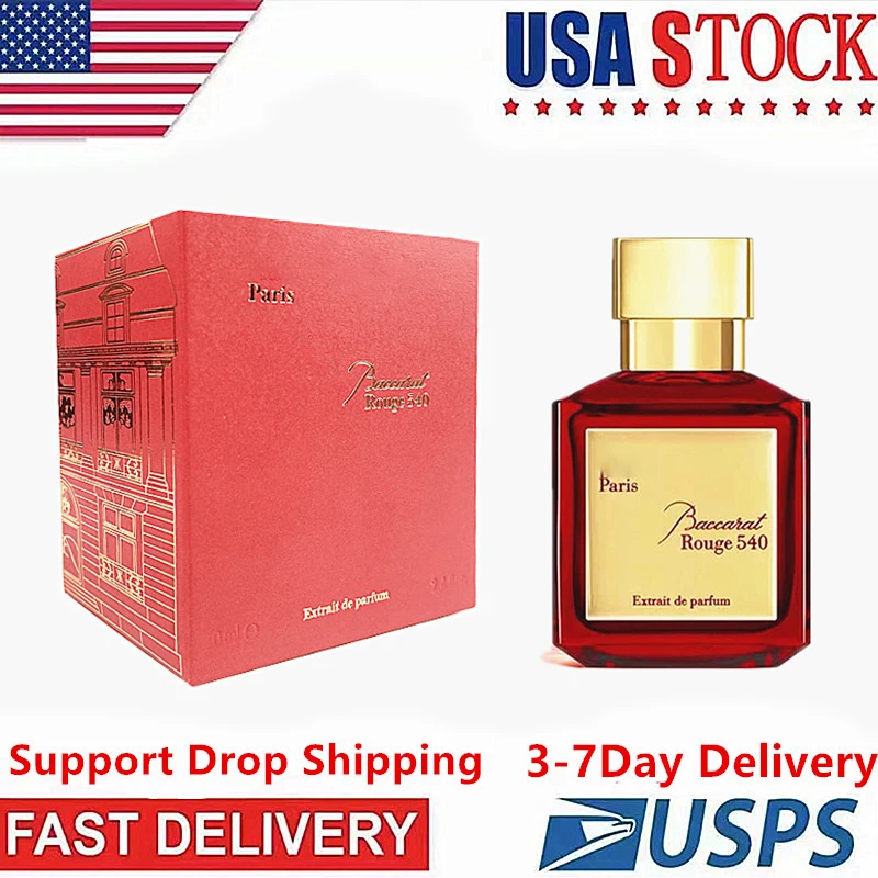 

Free Shipping To The US In 3-7 Days Baccarat Rouge 540 Extrait De Parfum Original Women's Deodorant Long Lasting Woman Perfumes