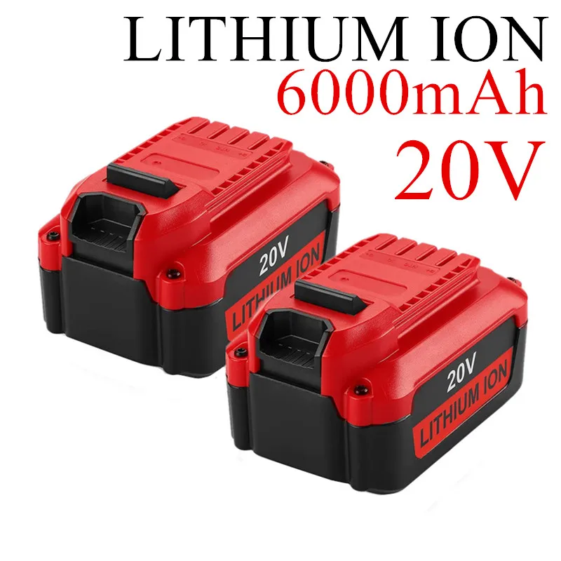 

6000mAh 20V Lithium Battery for Craftsmen V20 Lithium Ion Battery CMCB202 CMCB202-2 CMCB204 CMCB204-2 Craftsmen V20 Battery