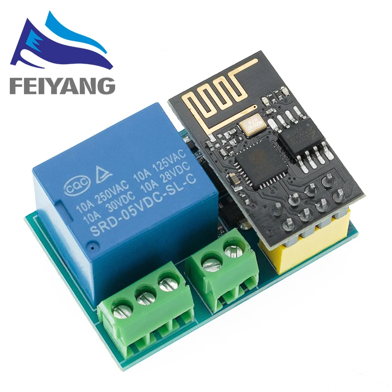 Релейный модуль ESP8266 ESP-01/01S 5V Wi-Fi умный дом дистанционное управление