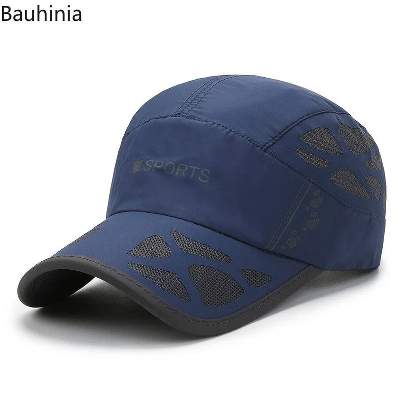 

Модная быстросохнущая летняя бейсболка Bauhinia для мужчин, уличная дышащая женская Снэпбэк Кепка от солнца, Спортивная Беговая Кепка, Кепка