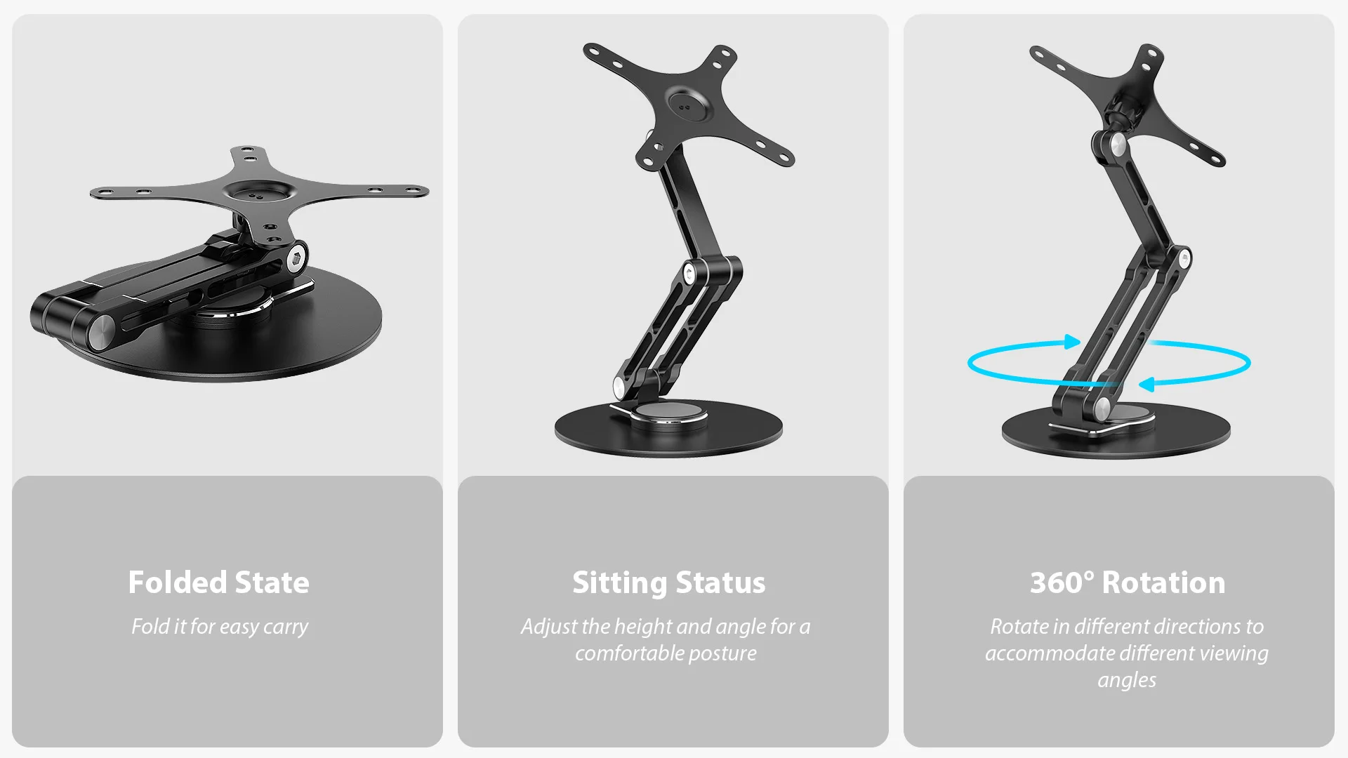 Подставка для монитора UPERFECT 75 мм настольный держатель с дисплеем VESA регулируемая