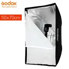Портативный Зонт Godox, софтбокс 50*70 см, 20*27 дюймов, ткань для вспышки высокого качества для вспышки
