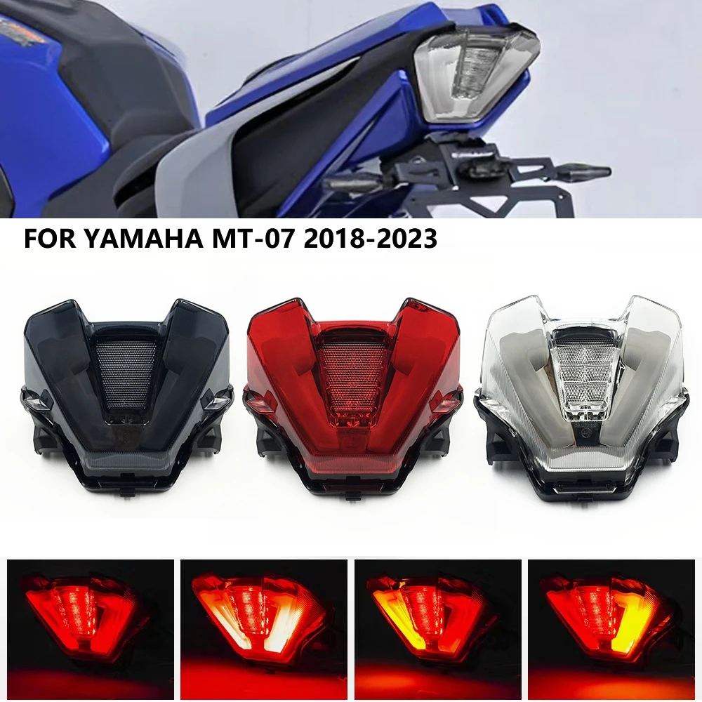 Для Yamaha MT-07 MT07 MT 07 2021 2022 2023 модифицированный задний фонарь для мотоцикла тормозной