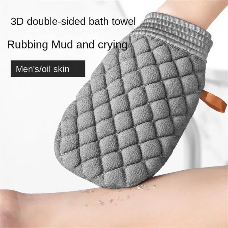 

Двустороннее банное полотенце Spone для удаления омертвевшей кожи, массажные перчатки из пены для отшелушивания, спа, аксессуары для ванной к...