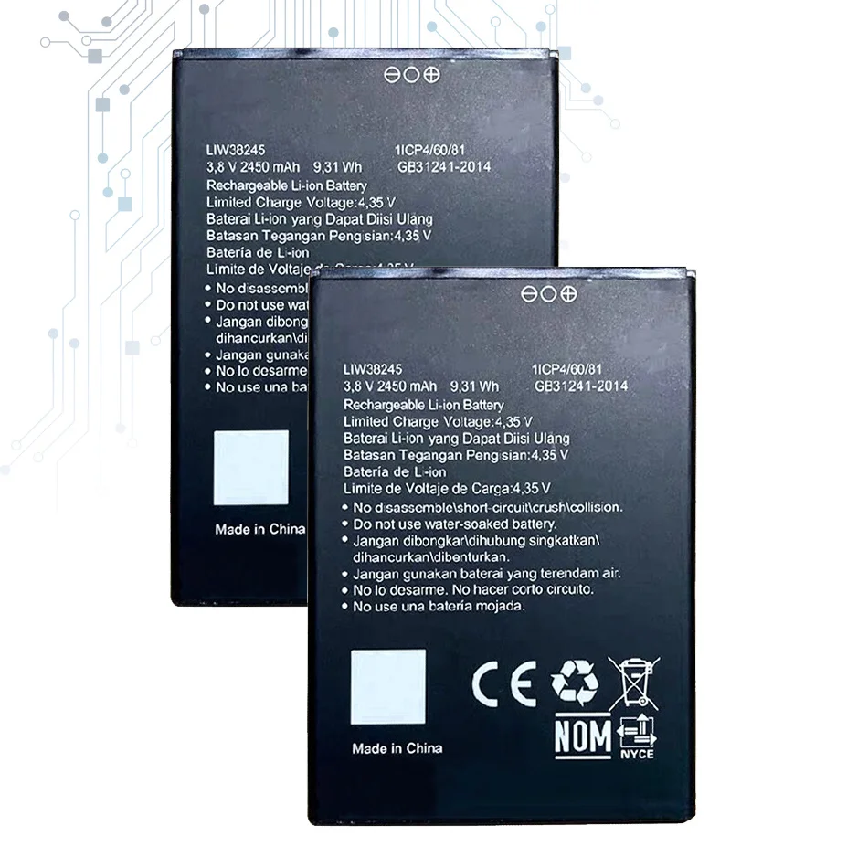 Аккумулятор LIW38245 на 2450 мА · ч для смартфона Hisense Infinity F17 Pro F17Pro F 17 F16 16