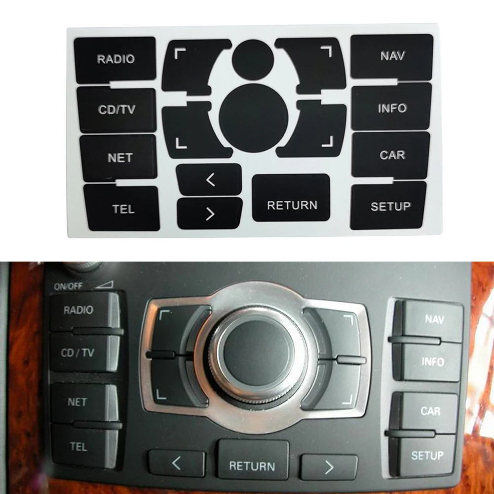 Для A8 04-06 Автомобильные аксессуары Наклейка Автомобильная наклейка Черная