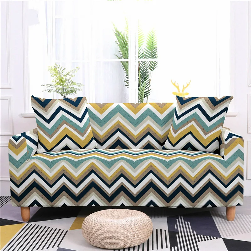 

European Sofa Cover Elastic Spandex All-Inclusive Sofa Covers for Living Room Sectional Sofa L Shape Sofa Cover Universal 1PC