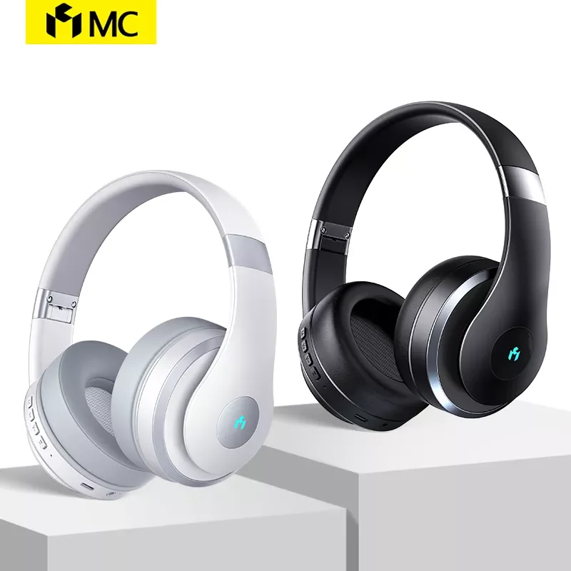 

MC BH618 Bluetooth 5.1 Headphone Wireless Headset Over the Ear Foldable Earphone Stereo with 60 Hours of Listening Time