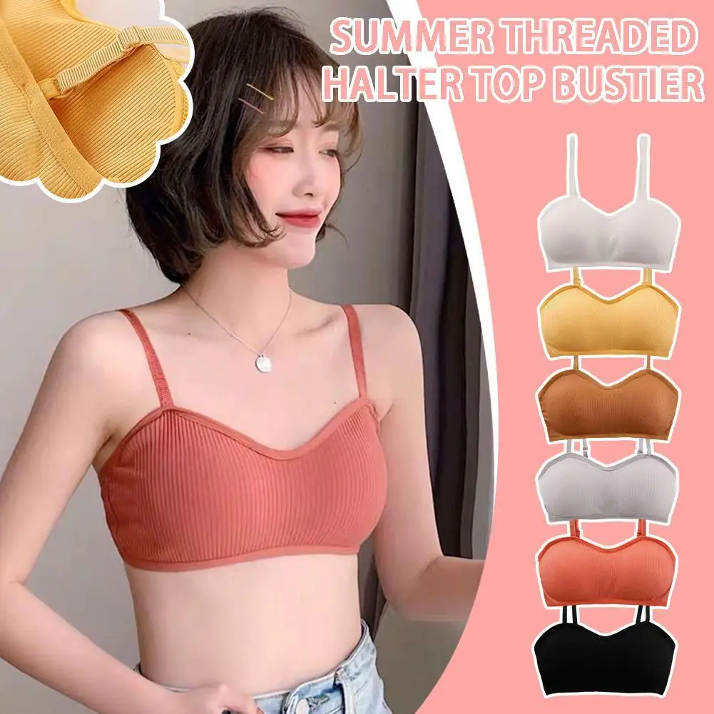 

Летний сексуальный невидимый бюстгальтер без косточек, топ с запахом, бюстгальтер для женщин, удобное нижнее белье без следов с резьбой и лямкой через шею, мягкое женское нижнее белье, новинка