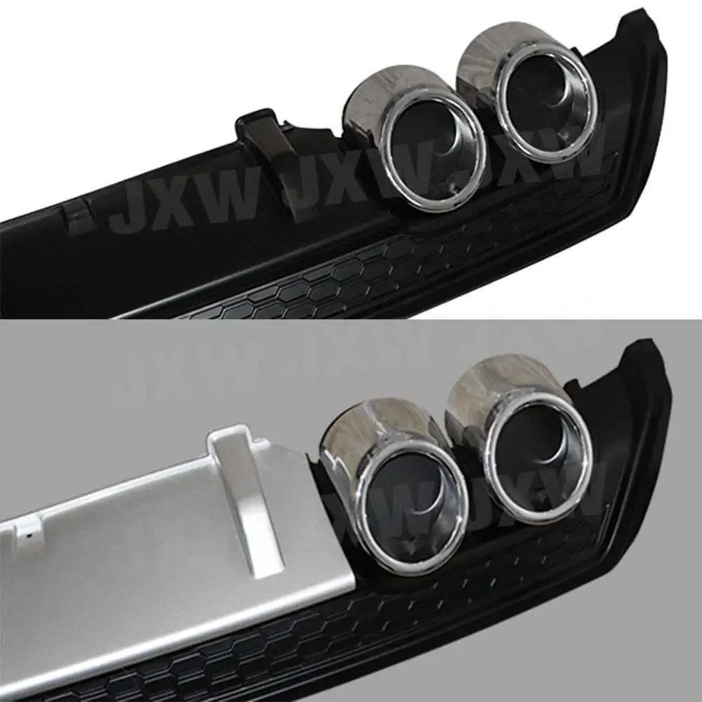 Фото JXWANCF Высокое качество PP автомобильный задний диффузор спойлер для Volkswagen VW Polo Standard 2015-2018 не для GTI защита заднего бампера №2