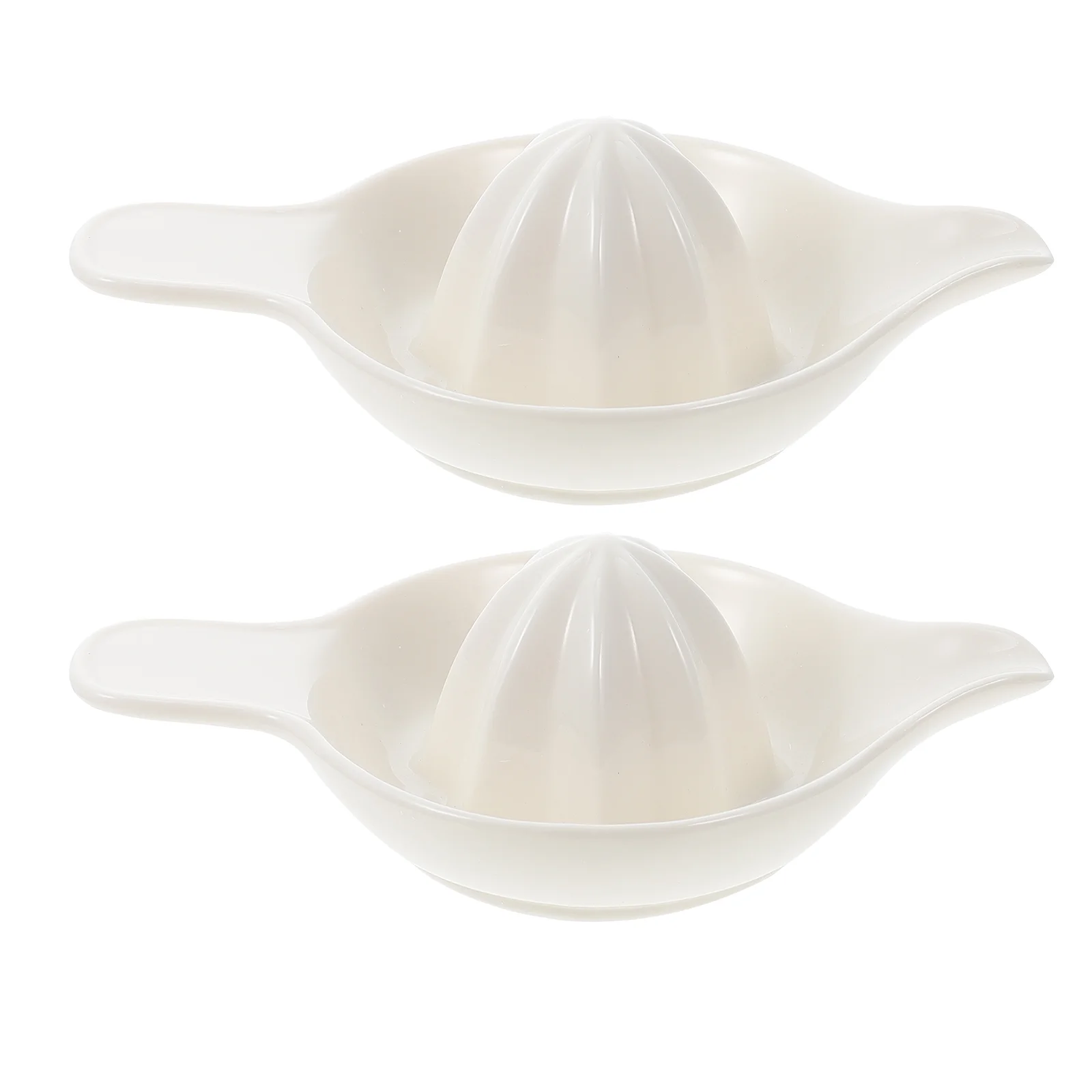 

2Pcs Handheld Lemon Juicers Useful Kitchen Fruit Juicers Hand-made Ceramic Lemon Squeezer for Fruit House