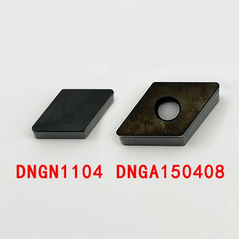 Фото Твердосплавные пластины DNGN DNGA CBN DNGN110408 DNGN110412 DNGA150404 DNGA150408 DNGA150604 DNGA150608 PCBN для наружного точения на станках с ЧПУ №1