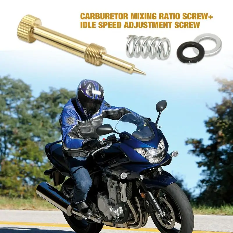 

Carburetor Screw Air Adjusting Screw Carburetor Air Mixing Screw Fuel Mixture Screw For YBR125 VM22 Carburetors Electric Vehicle