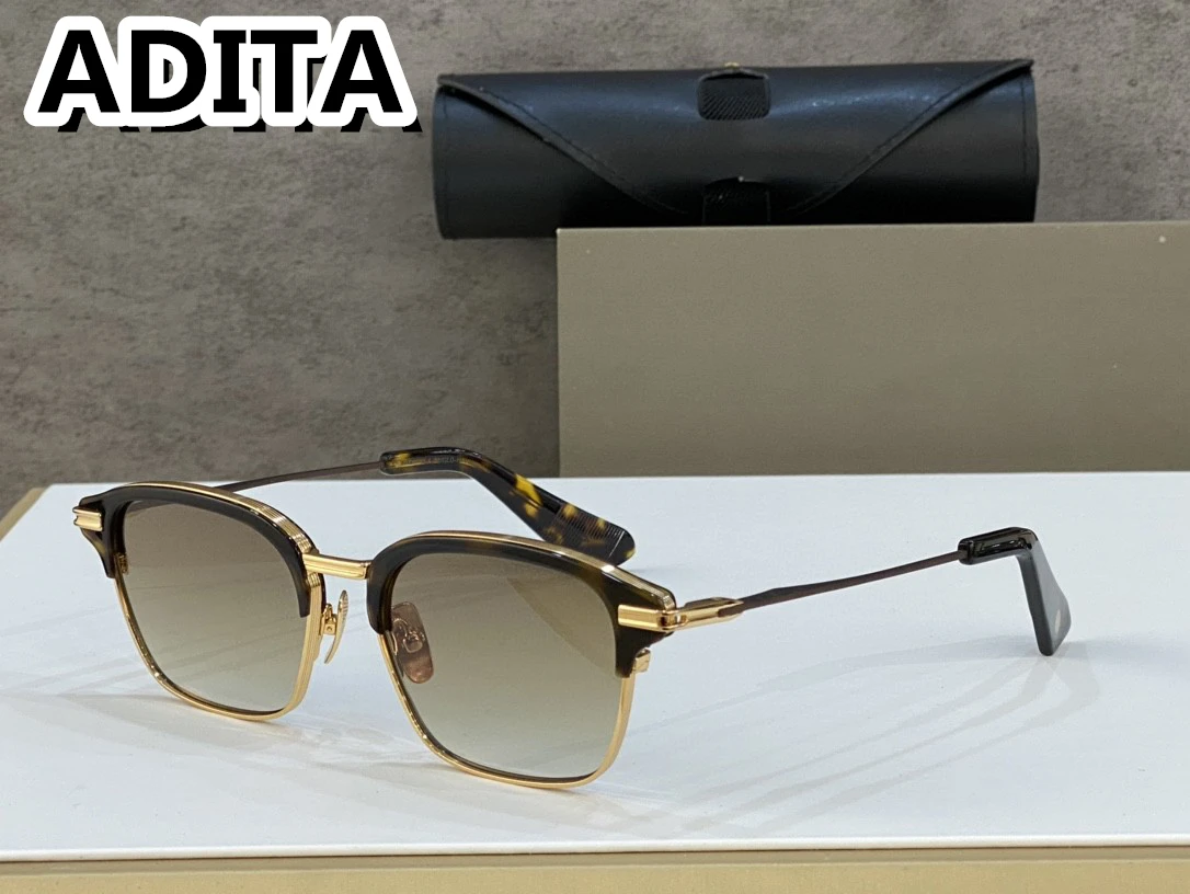 A DITA TYPOGRAPHER DTX142 Top High Quality Sunglasses for Men Titanium Style Fashion Design Sunglasses for Womens  with box