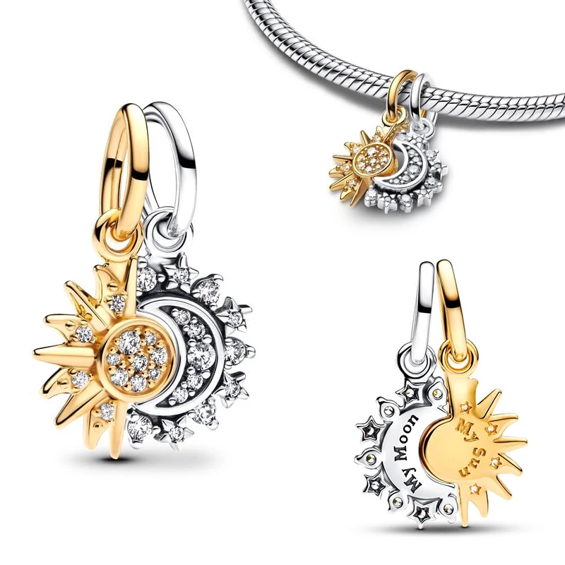 Подвески из розового золота для браслета ожерелья подвески