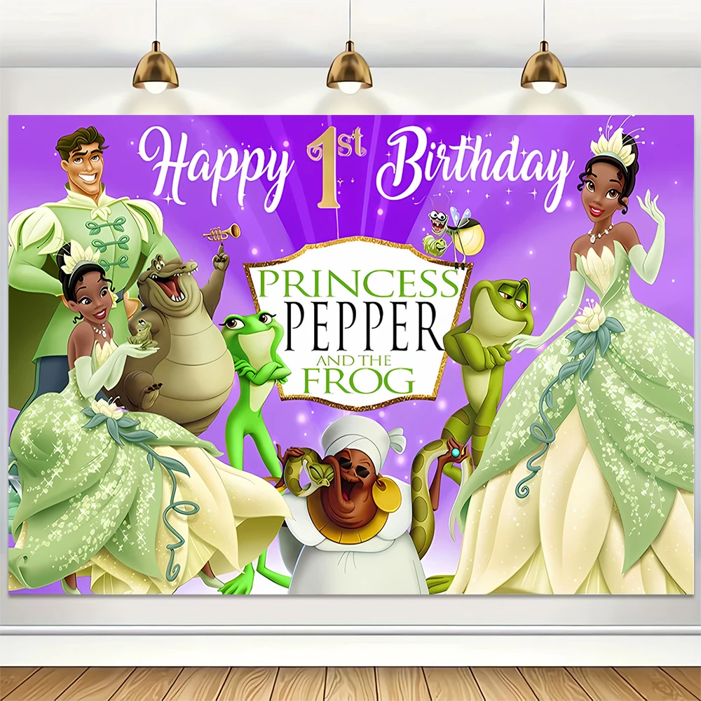 Студийный фон для фотосъемки с изображением принцессы и тианы