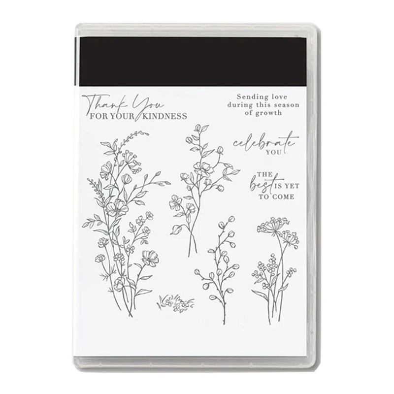 Штамп и штампы для изготовления открыток силиконовые творчества скрапбукинга