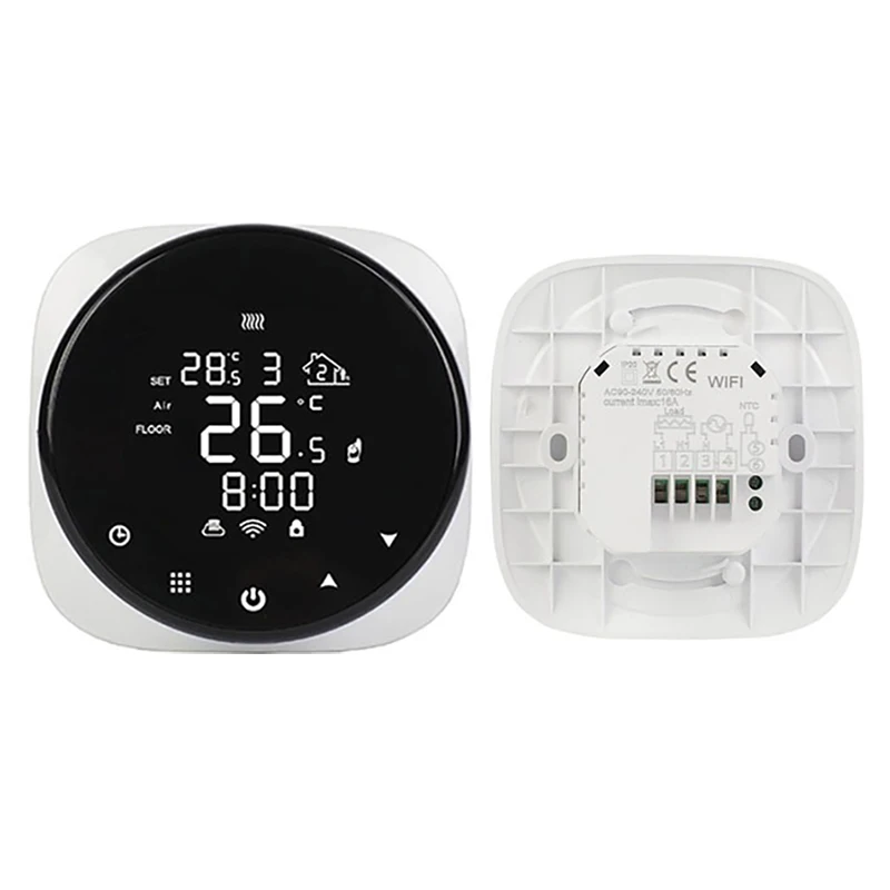 

Умный Wi-Fi регулятор температуры Tuya для воды/Электрического Подогрева пола/газового котла работает с Alexa home