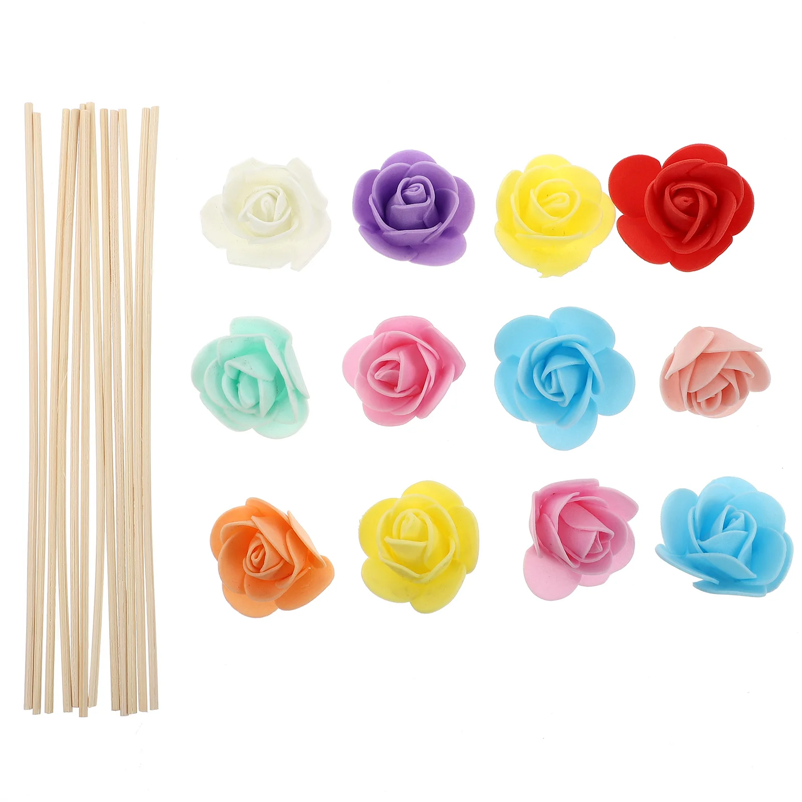 

Diffuser Sticks Flower Reed Aroma Oil Stick Reeds Essential Volatile Wood Aromatherapy Scent Set Floral Rattan Rose Refill Oils
