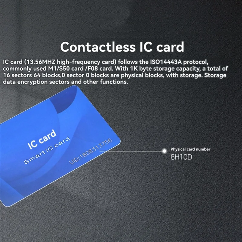 Фото BNVN-USB RFID-считыватель модуля IC Card Reader 13,56 МГц S50 Бесконтактный считыватель смарт-карт 14443A Поддержка оконной системы №3