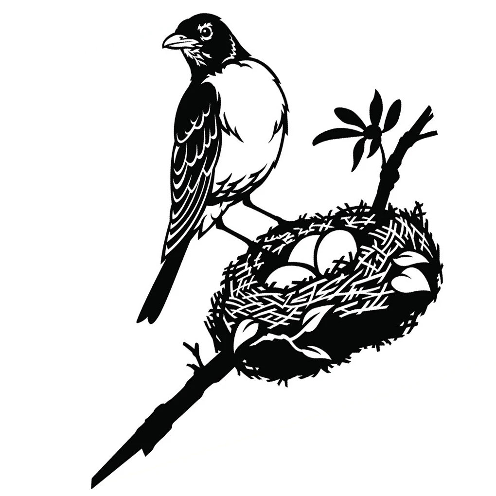 

Статуэтка-гнездо с украшением, статуэтка с аксессуарами для животных, статуэтка ручной работы для сада, декоративные статуэтки с животными для заднего двора