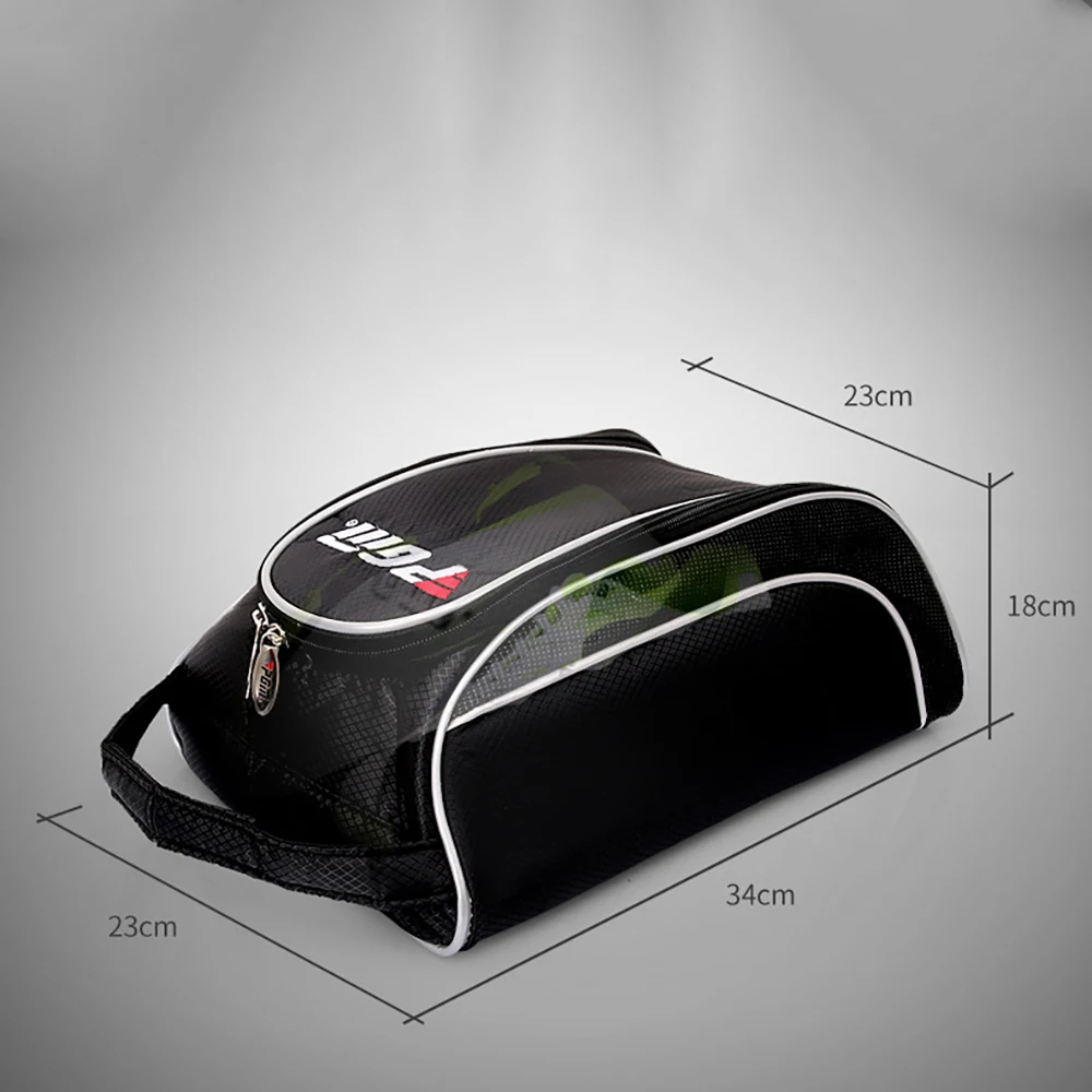 PGM Portable Golf Shoes Bag Zipper Shoe Case Breathable Water Resistant Carrier Shoe Accessory XB002