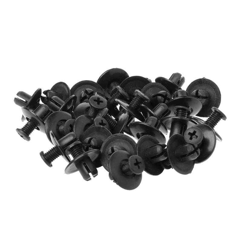 

30 Pcs Car 8mm for fender Splash Guard Retainer Clip Fastener For for accord fo Drop Shipping