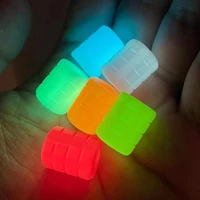 mine pattern luminous knife beads paracord pendant luminous toy