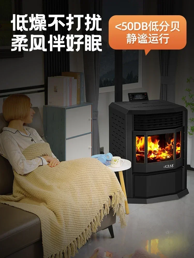 Отопительная печь с частицами биомассы сельская домашняя внутренняя