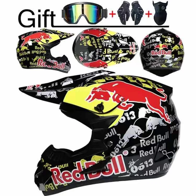 Мотоциклетные шлемы на все лицо защитный шлем для мотокросса езды по бездорожью |