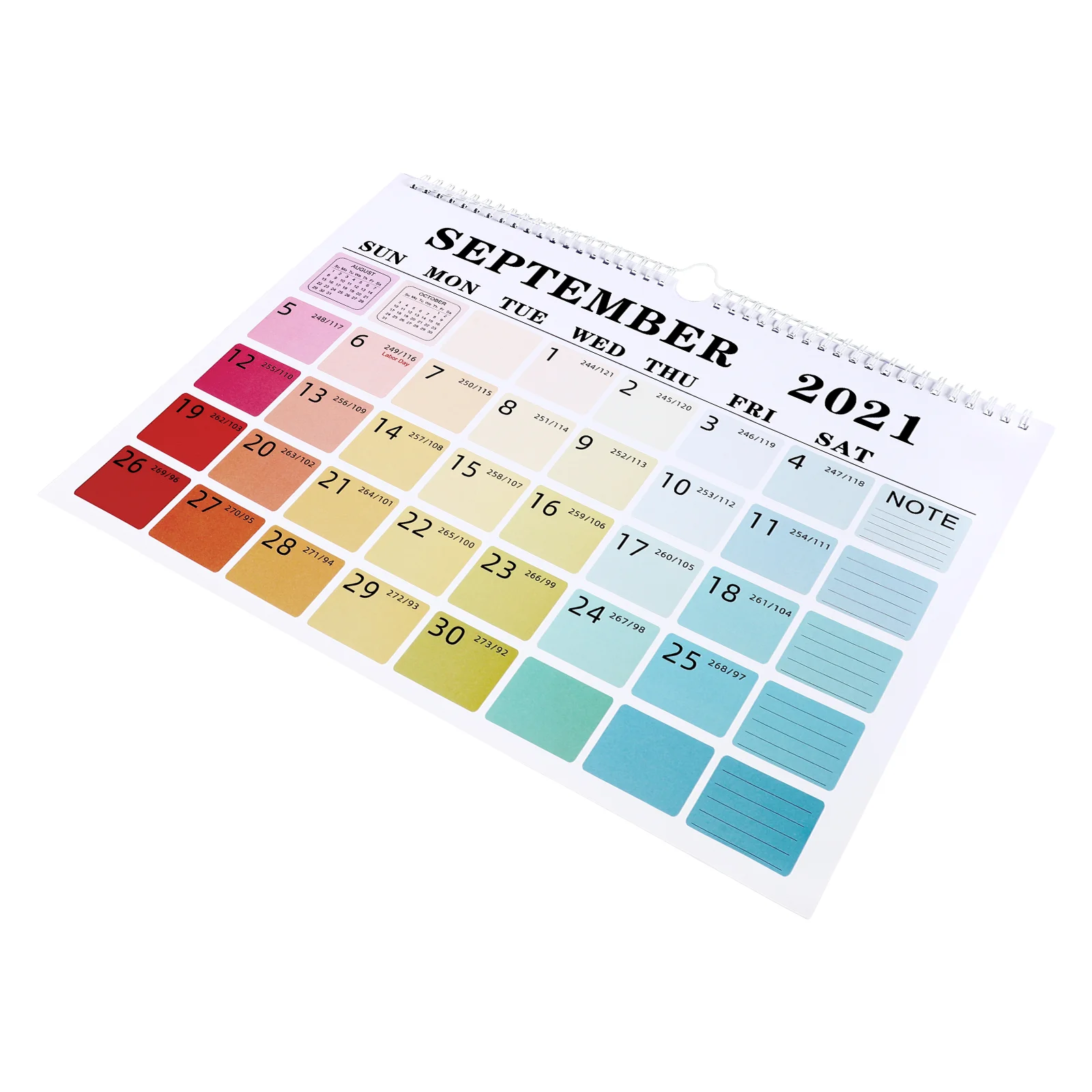 

2022 Calendar Monthly Wall Hanging Calendar Planner Twin- Wire Binding Perfect for Planning and Organizing Household and Office