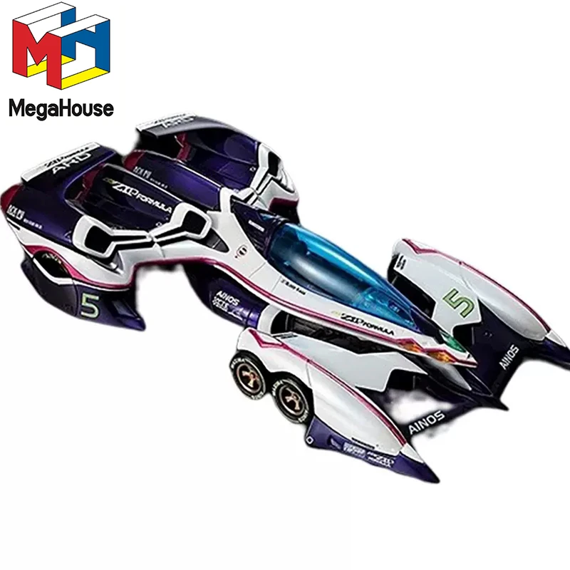 

Original In stock Megahouse Shin Seiki GPX Cyber Formula Super Asurada Akf-11 Anime Collectible Car Model Figures