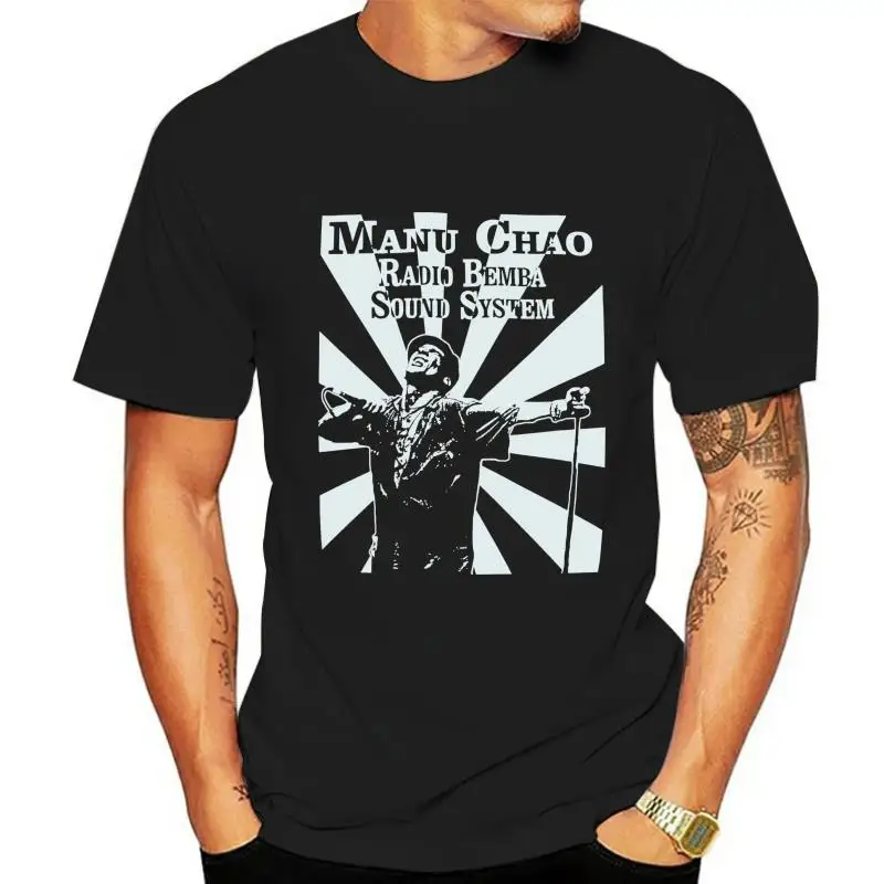 

Звуковая система Manu Chao Radio Bemba, camiseta Negra de Hand Negra, Punk radioline